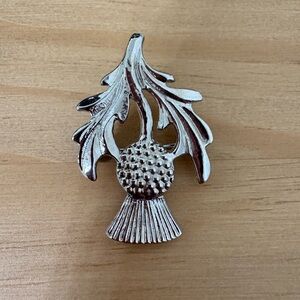 Leaf and Thistle Brooch